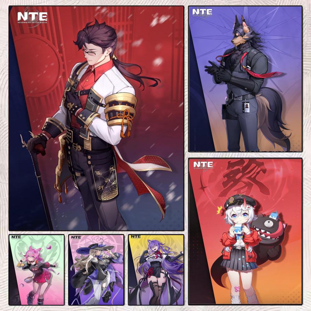 Home Decor Nte - ゲーム NTE N-Neverness to Everness 絵画書道モダンな美的壁アートプリントトレンディな寝室の家の装飾ギフト