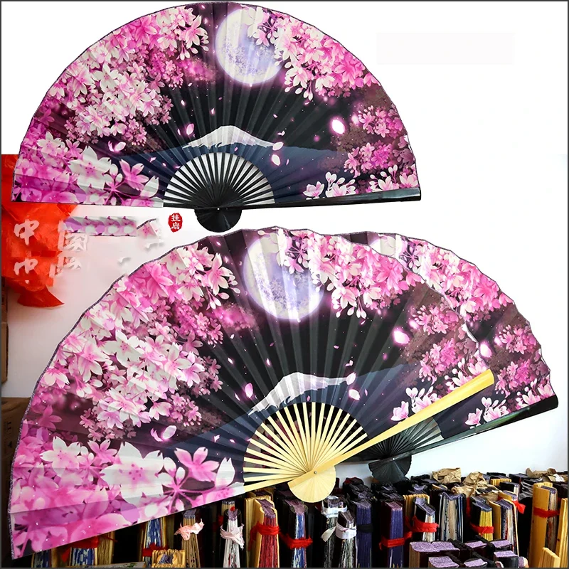 Home Decor Scrap - 1PC 折りたたみ式 90cm 和風大型扇子 吊り下げ式紙扇子 ホテル