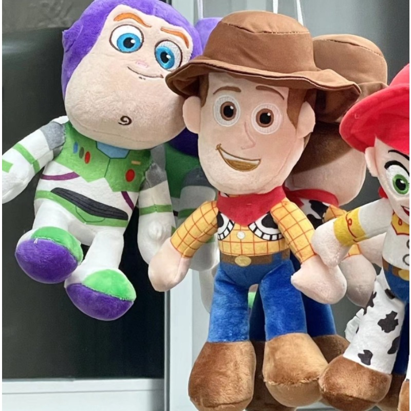 Home Decor Disney - トイストーリーぬいぐるみ ウッディ バズ・ライトイヤー ジェシー ぬいぐるみ かわいい漫画アニメ