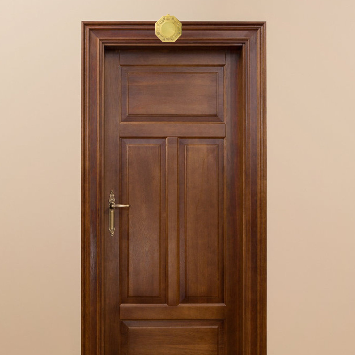 Home Decor Mirror - 真鍮製八卦鏡装飾品 純銅製 中国風 吊り下げ型 繁栄と喜びをもたらす 風水アイテム