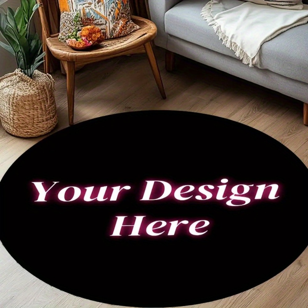 Home Decor Logo Design - 1枚 カスタムラグ あなたのデザイン 映画 家族写真 ロゴ