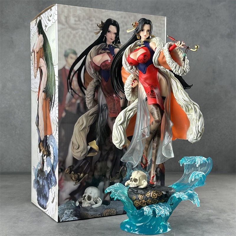 Home Decor Kit - ワンピースボア・ハンコックアニメフィギュア中国風チャイナドレス Pvc コレクタブルモデルデスクトップ装飾アニメコレクション家の装飾