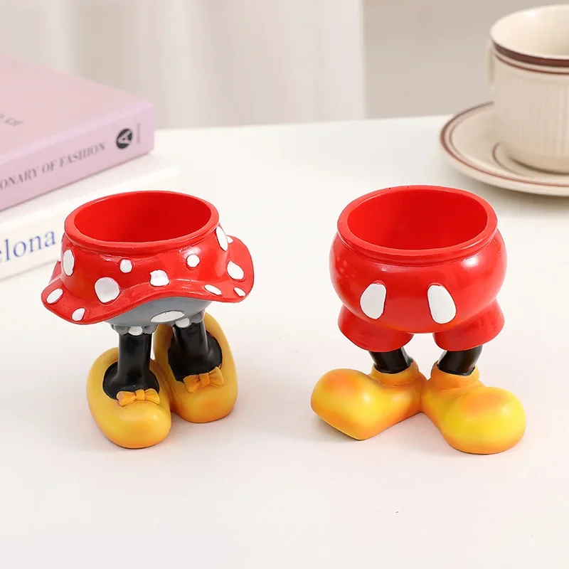 ディズニー-家の装飾、ミッキーとミニーのための漫画のミニ植木 - Home Decor Disney のレビューと価格