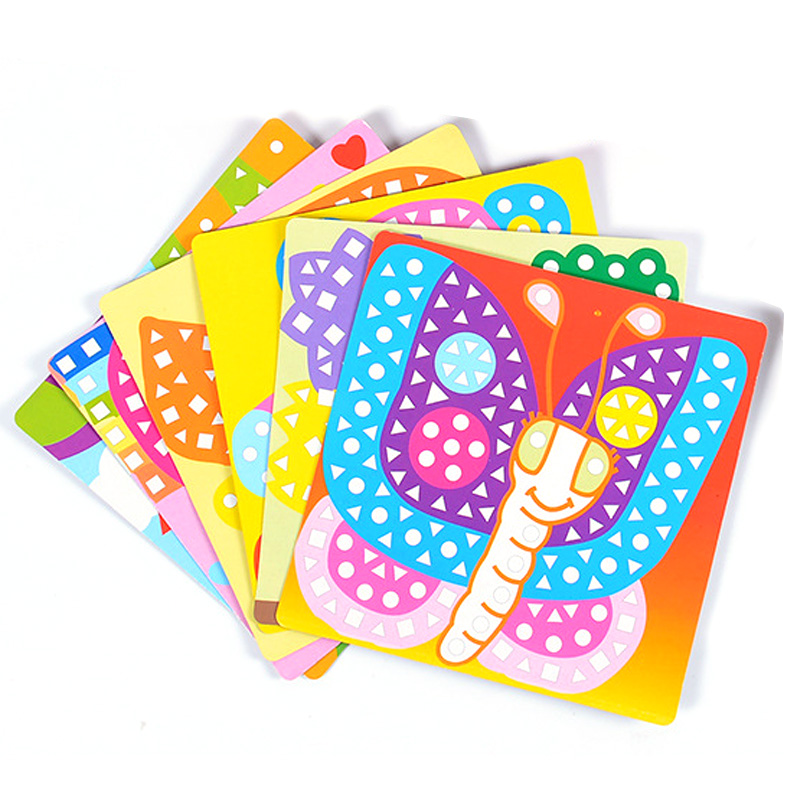 6/12 個モザイク絵画 DIY フォームパズル 3D EV - Home Decor Scrap のレビューと価格