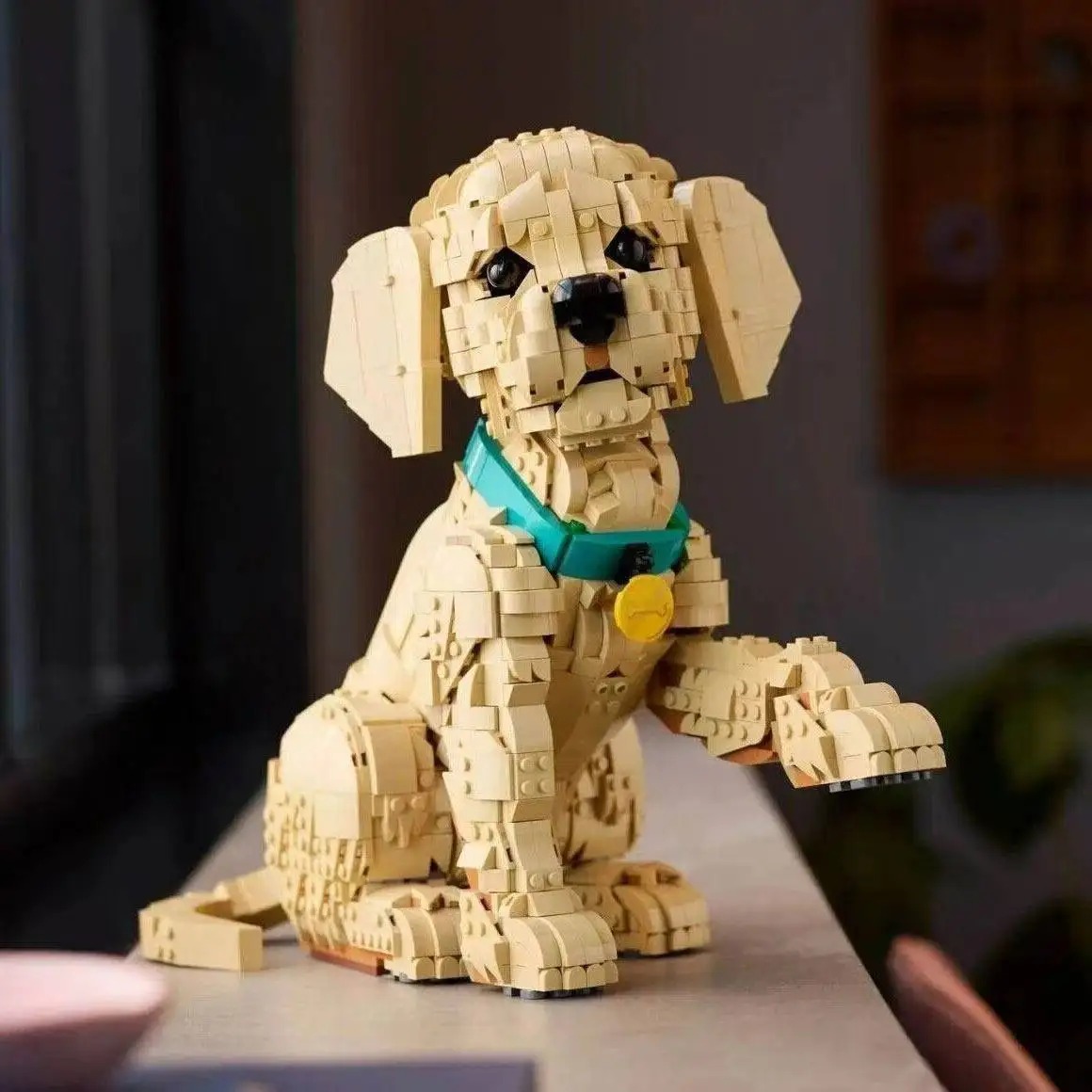 2102ピース ゴールデンレトリバーの子犬 ブロックモデル  - Home Decor Disney のレビューと価格