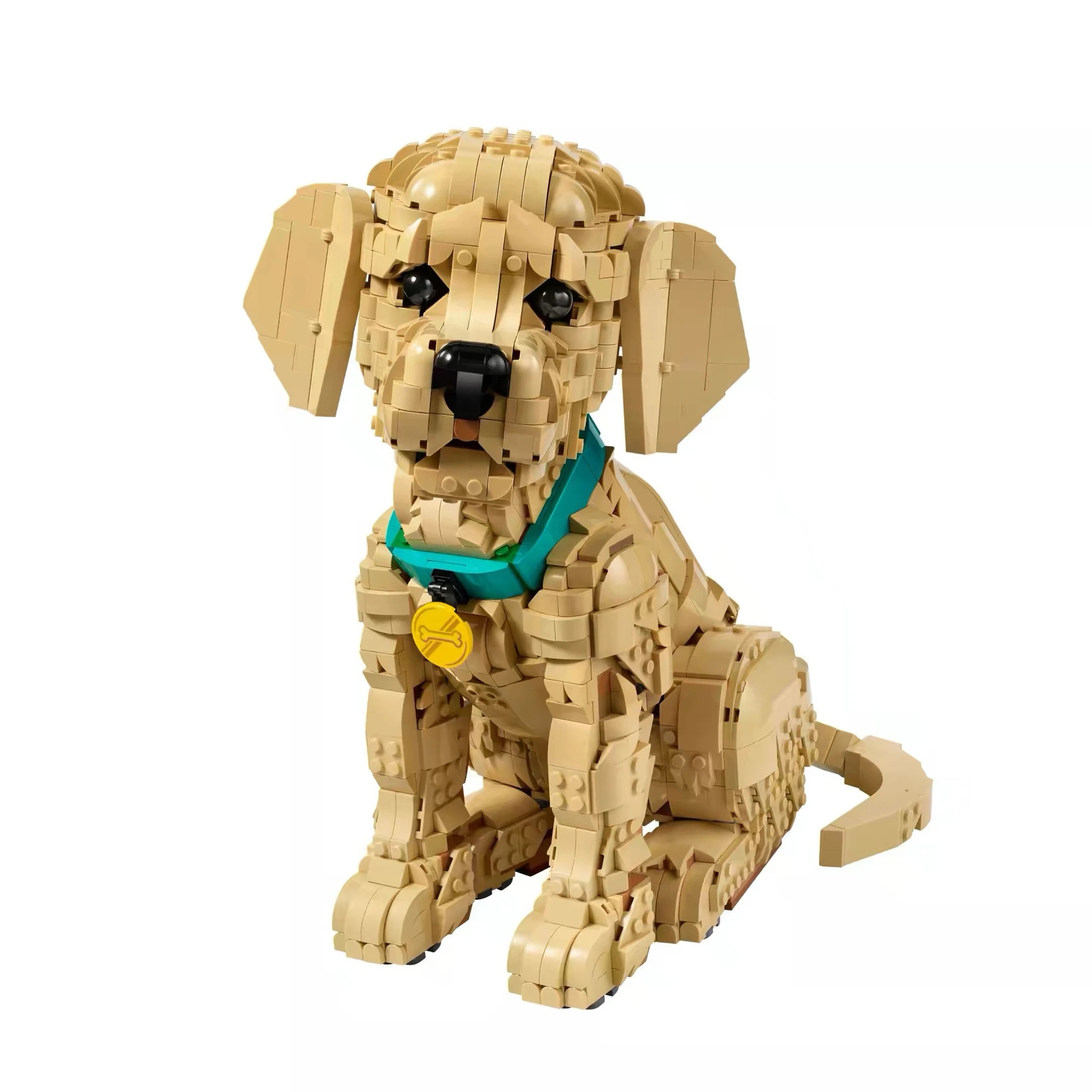 2102ピース ゴールデンレトリバーの子犬 ブロックモデル  - Home Decor Disney のレビューと価格