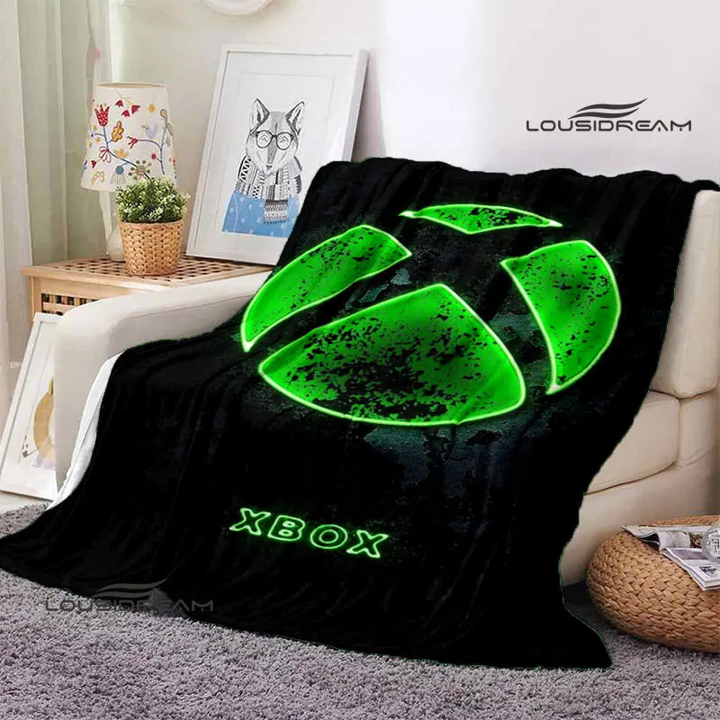 Xbox ロゴ フリースブランケット ソフトゲーミングデザイ - Home Decor Logo Design のレビューと価格