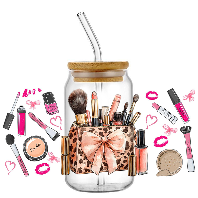 女性用化粧品デザイン カスタムUV DTFステッカー 16オ - Home Decor Logo Design のレビューと価格