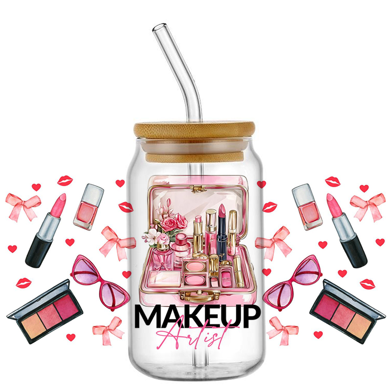 女性用化粧品デザイン カスタムUV DTFステッカー 16オ - Home Decor Logo Design のレビューと価格
