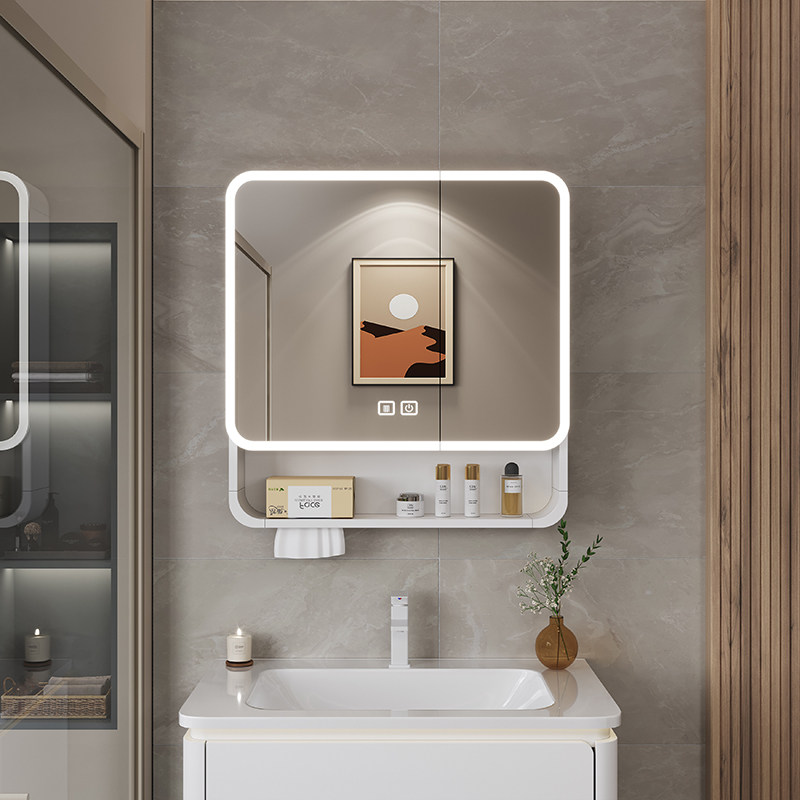 オーガナイザーミラー、バスルームキャビネット、収納棚、紙の装 - Home Decor Organizer のレビューと価格