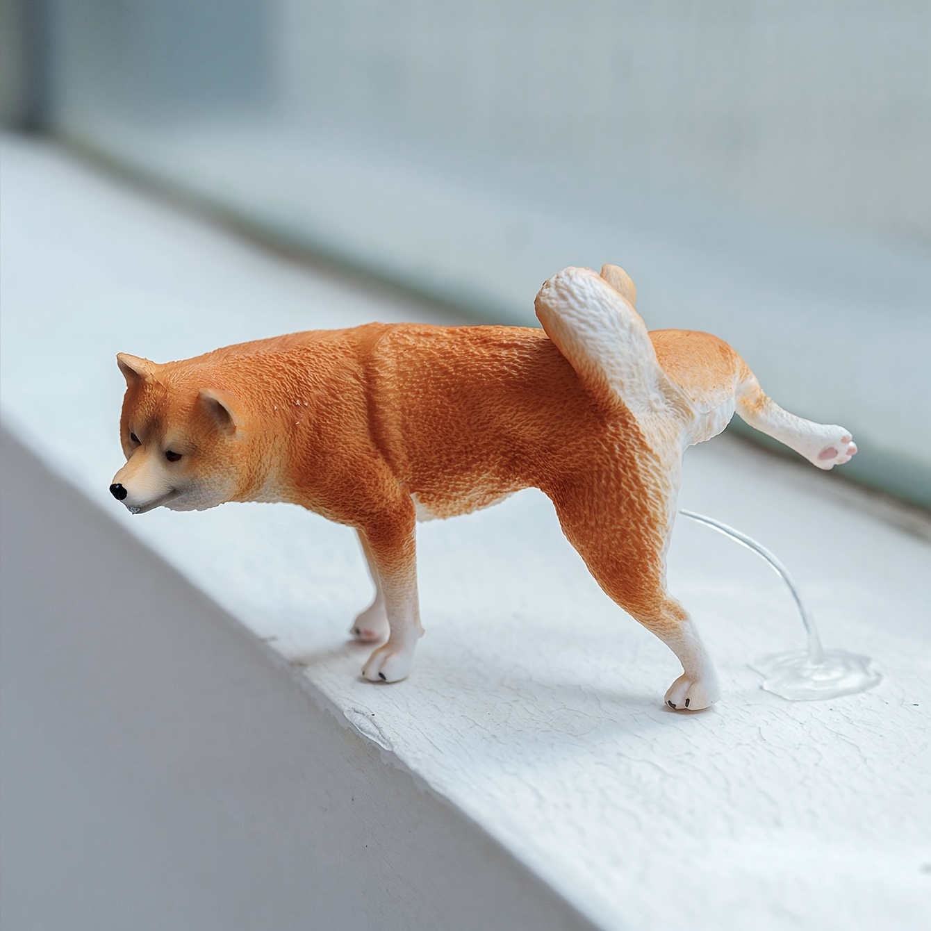 1/6スケール 面白い柴犬フィギュアセット うんち＆小便ポス - Home Decor Kit のレビューと価格