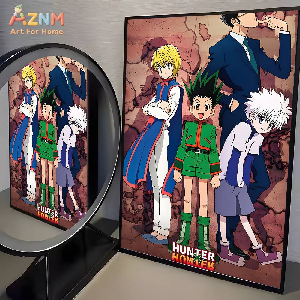 1枚入り ホットアニメ ハンターエクスハンター ポスターアー - Home Decor Scrap のレビューと価格