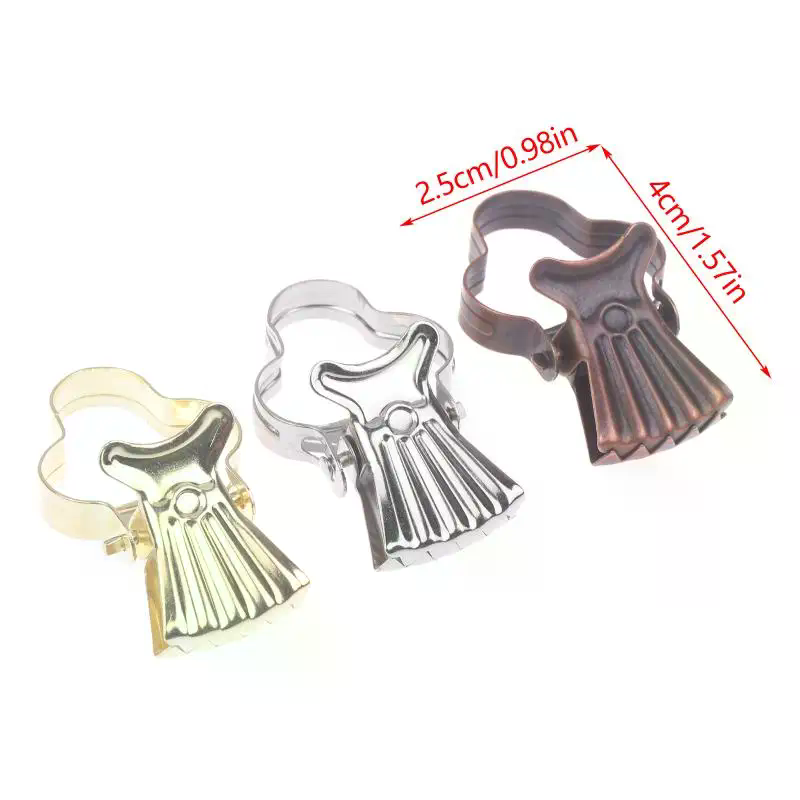 10 個ミニ金属フッククリップ多機能家庭用カーテンストリング - String Curtain Light のレビューと価格