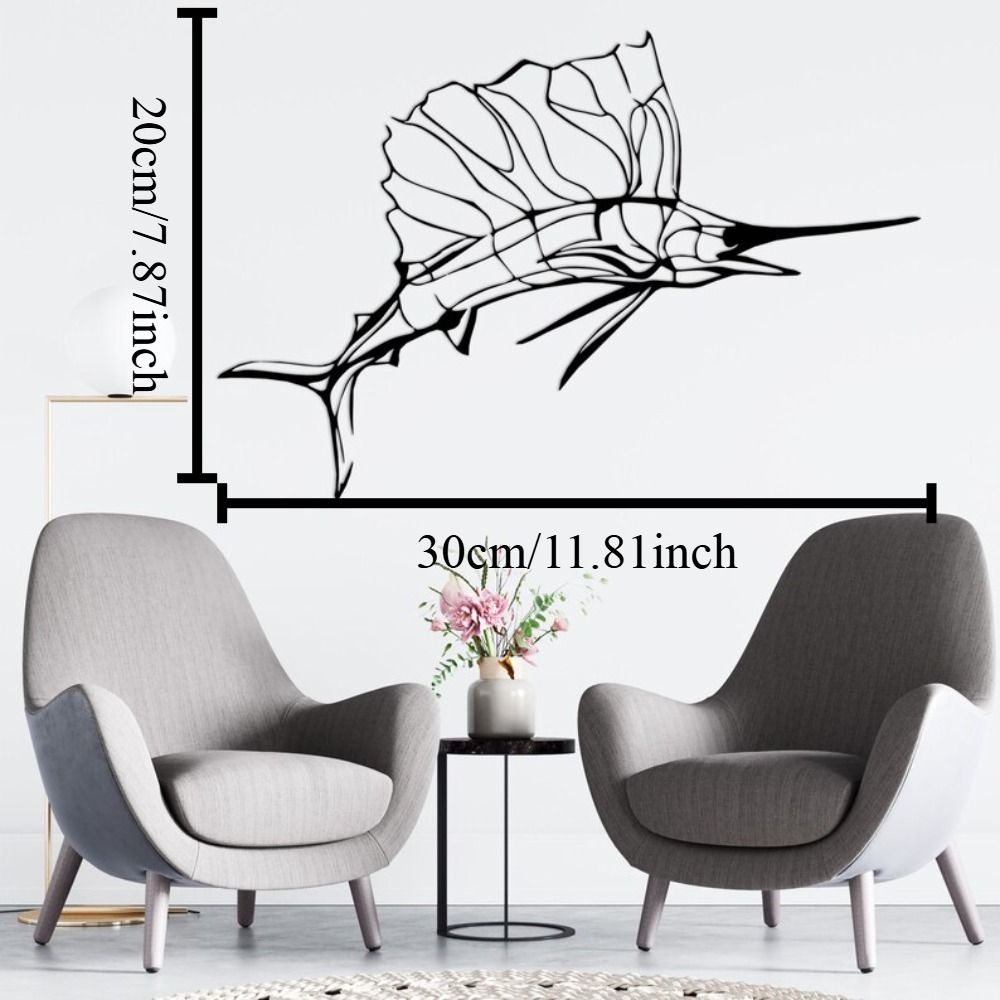 ソードフィッシュ航海用メタルウォールアートレーザーカット家の - Home Decor Nautical のレビューと価格