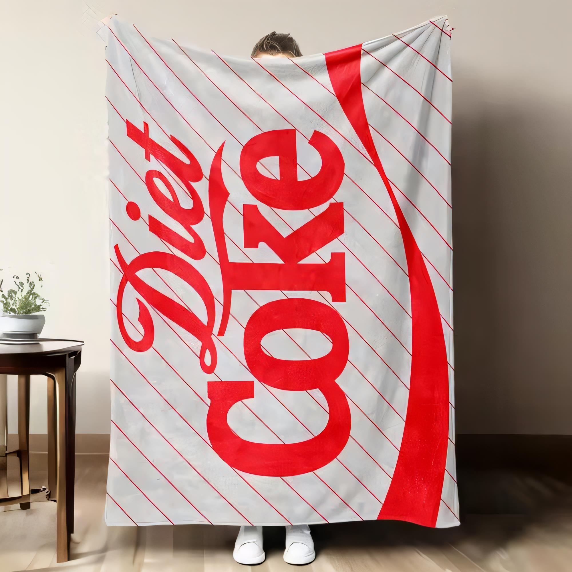 ダイエットコーク ロゴ ブランケット ソフトで心地よいスロー - Home Decor Logo Design のレビューと価格