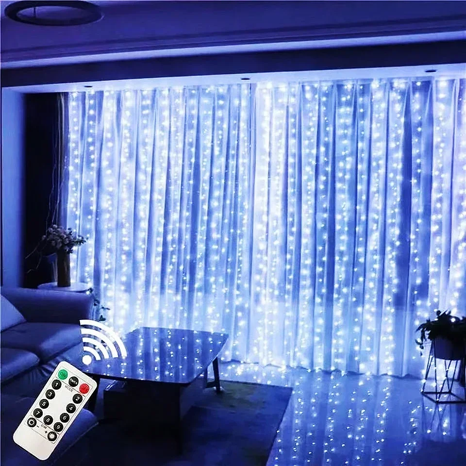 3 メートル LED カーテンストリングライト USB フェ - String Curtain Light のレビューと価格