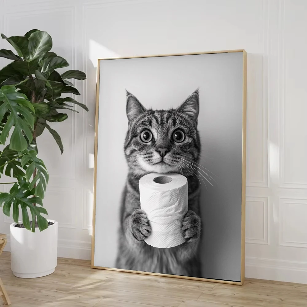ハイランドカウ、カワウソ、猫、アライグマ、トイレットペーパー - Home Decor Scrap のレビューと価格