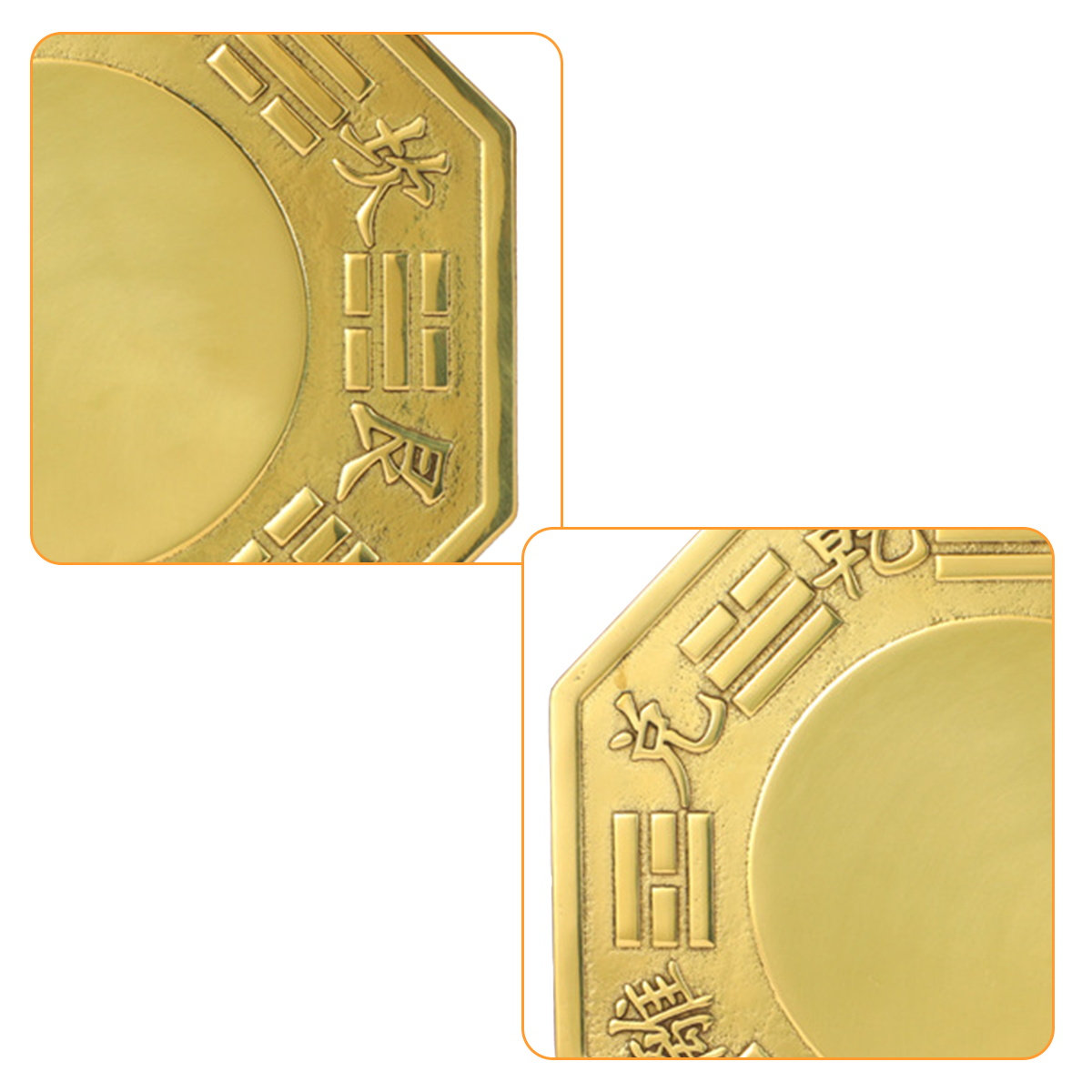 真鍮製八卦鏡装飾品 純銅製 中国風 吊り下げ型 繁栄と喜びを - Home Decor Mirror のレビューと価格