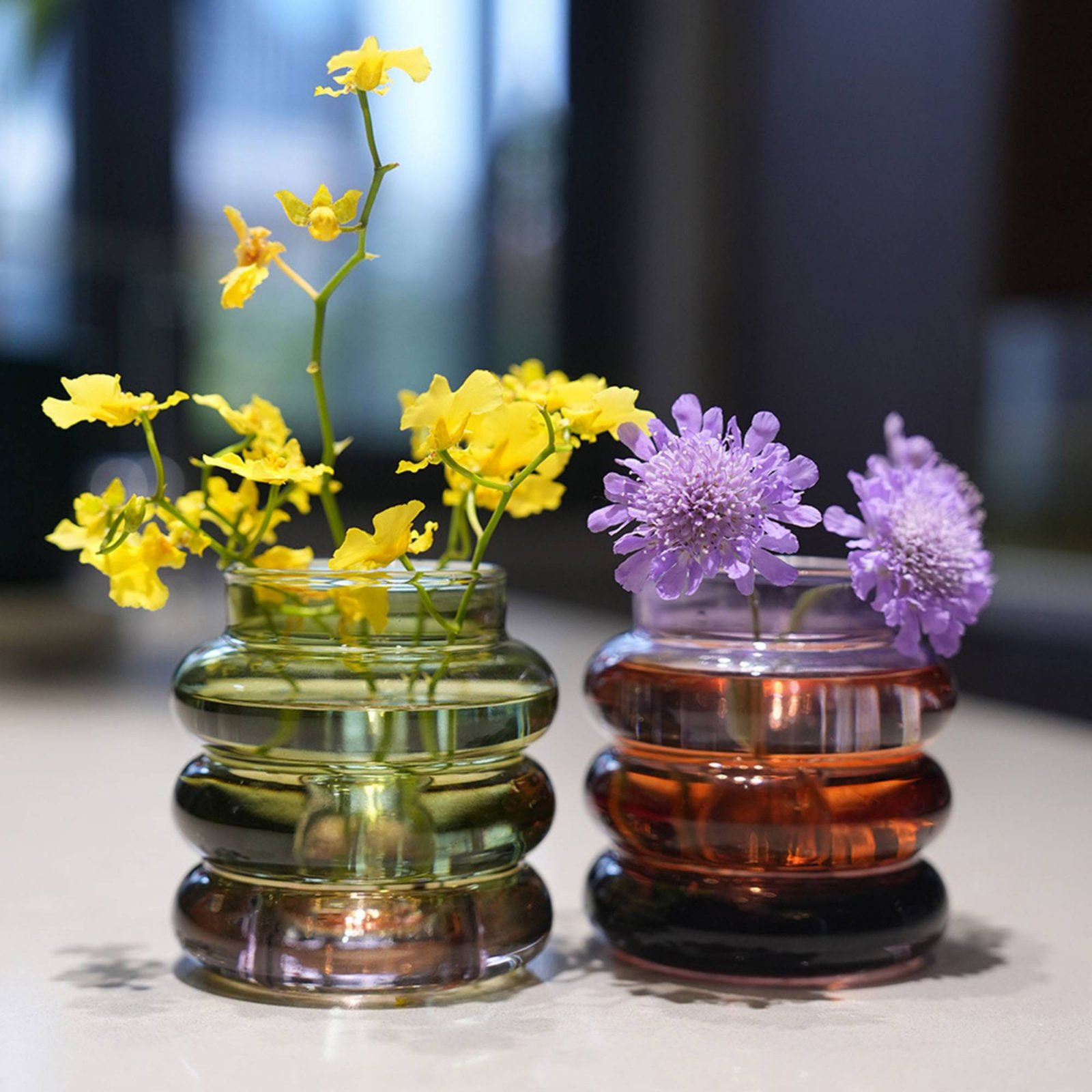 花瓶キャンドルホルダー装飾センターピース円形ガラス花瓶家の装 - Home Decor Vase のレビューと価格