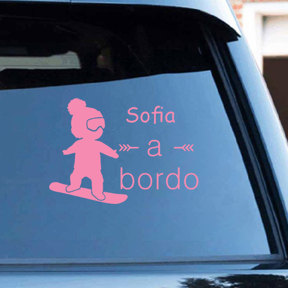 1pc ビニールベビーボルドカラフルな自動車ステッカー車のス - Home Decor Wallpaper のレビューと価格