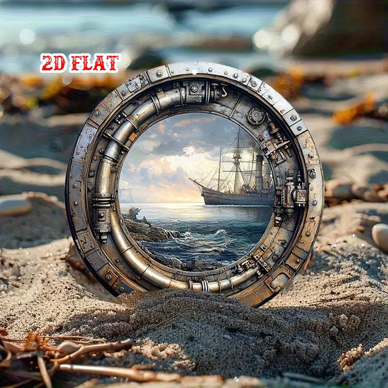[2Dフラット] ヴィンテージ航海風メタルウォールサイン - - Home Decor Nautical のレビューと価格