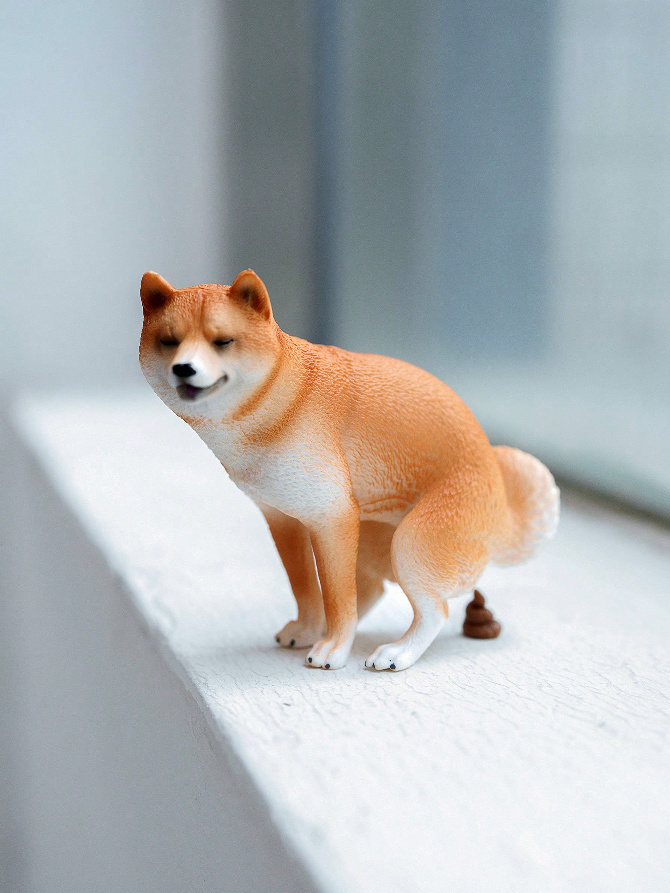 面白い柴犬の置物1セット（うんちと尿が流れる） – 1/6ス - Home Decor Kit のレビューと価格