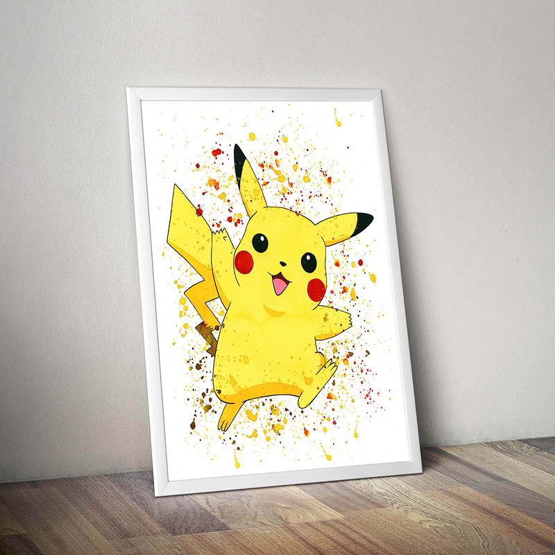 ポケモンアニメコミックキャンバス絵画漫画ポスターフシギダネヒ - Home Decor Scrap のレビューと価格