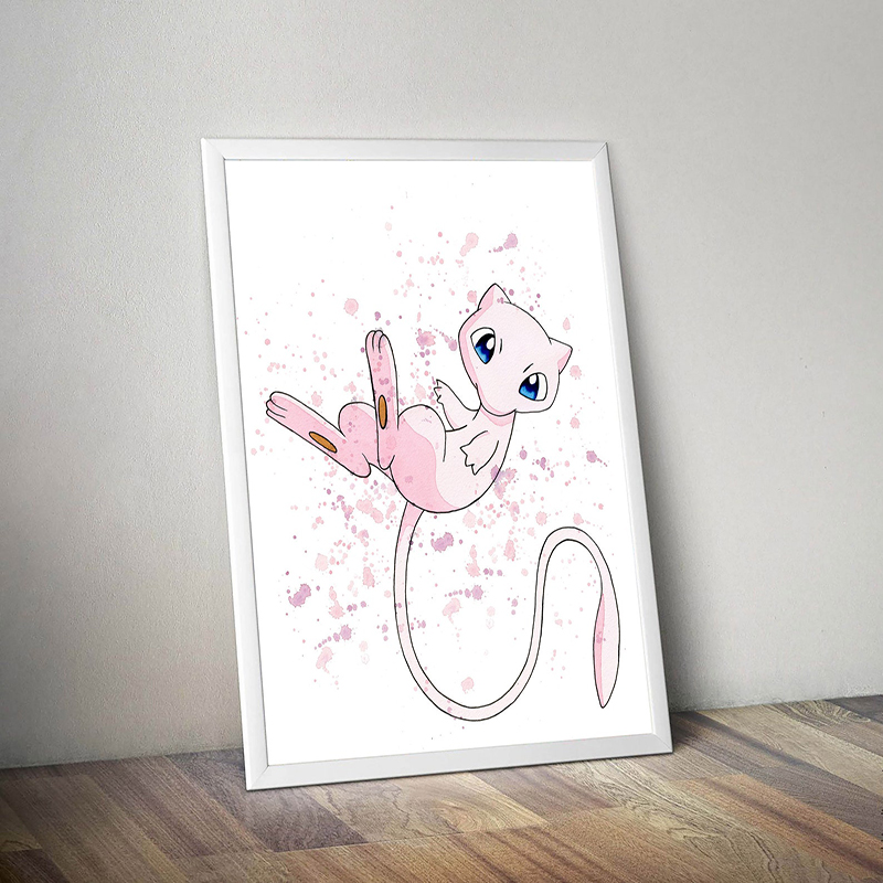 ポケモンアニメコミックキャンバス絵画漫画ポスターフシギダネヒ - Home Decor Scrap のレビューと価格