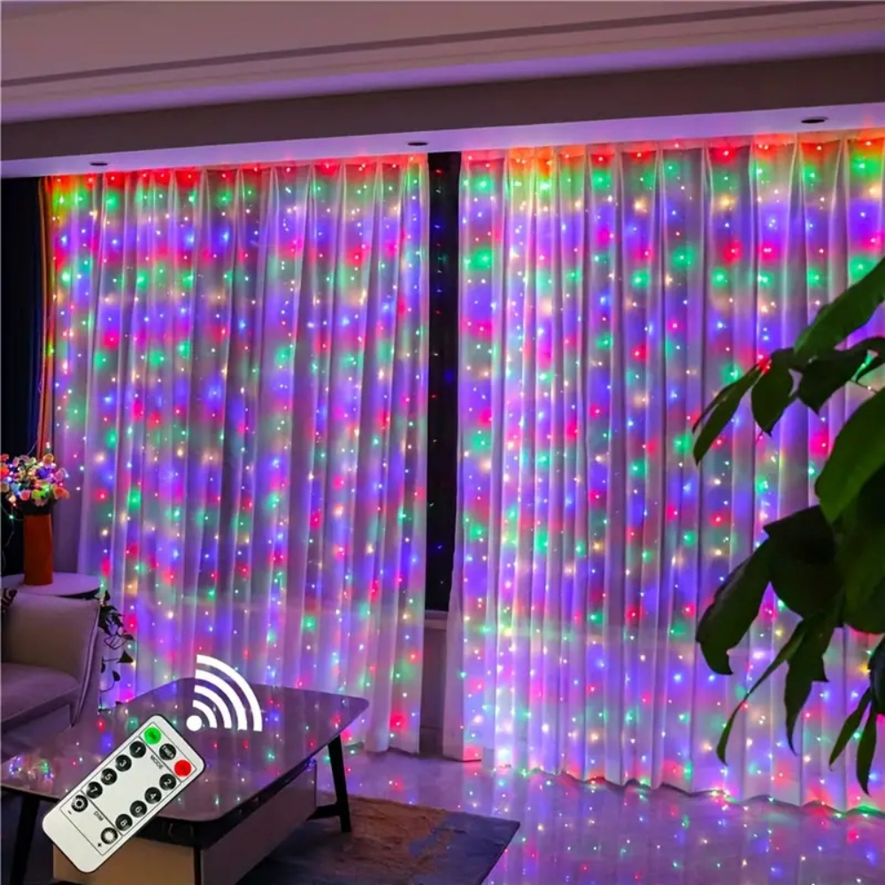 LED カーテンストリングライトガーランド USB フェスト - String Curtain Light のレビューと価格