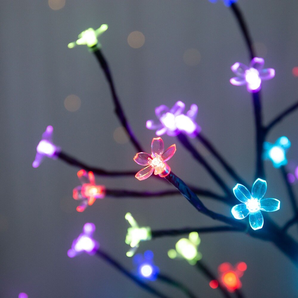 1/2PC 20LED 桜の枝ライト屋内屋外ホームデコレーシ - Home Decor Vase のレビューと価格