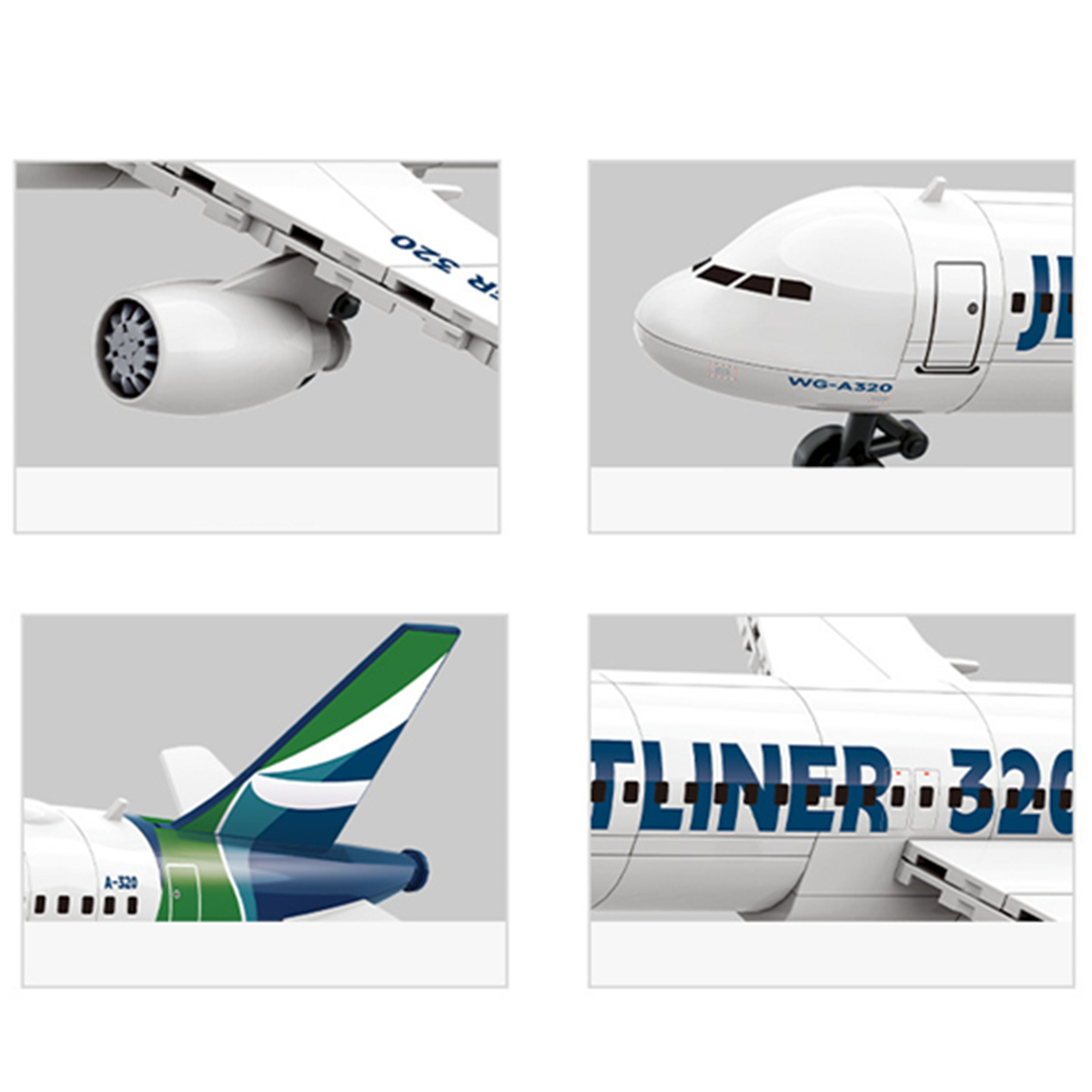 模型飛行機 航空 A320 航空会社 ジェット機 ホームデコ - Home Decor Kit のレビューと価格
