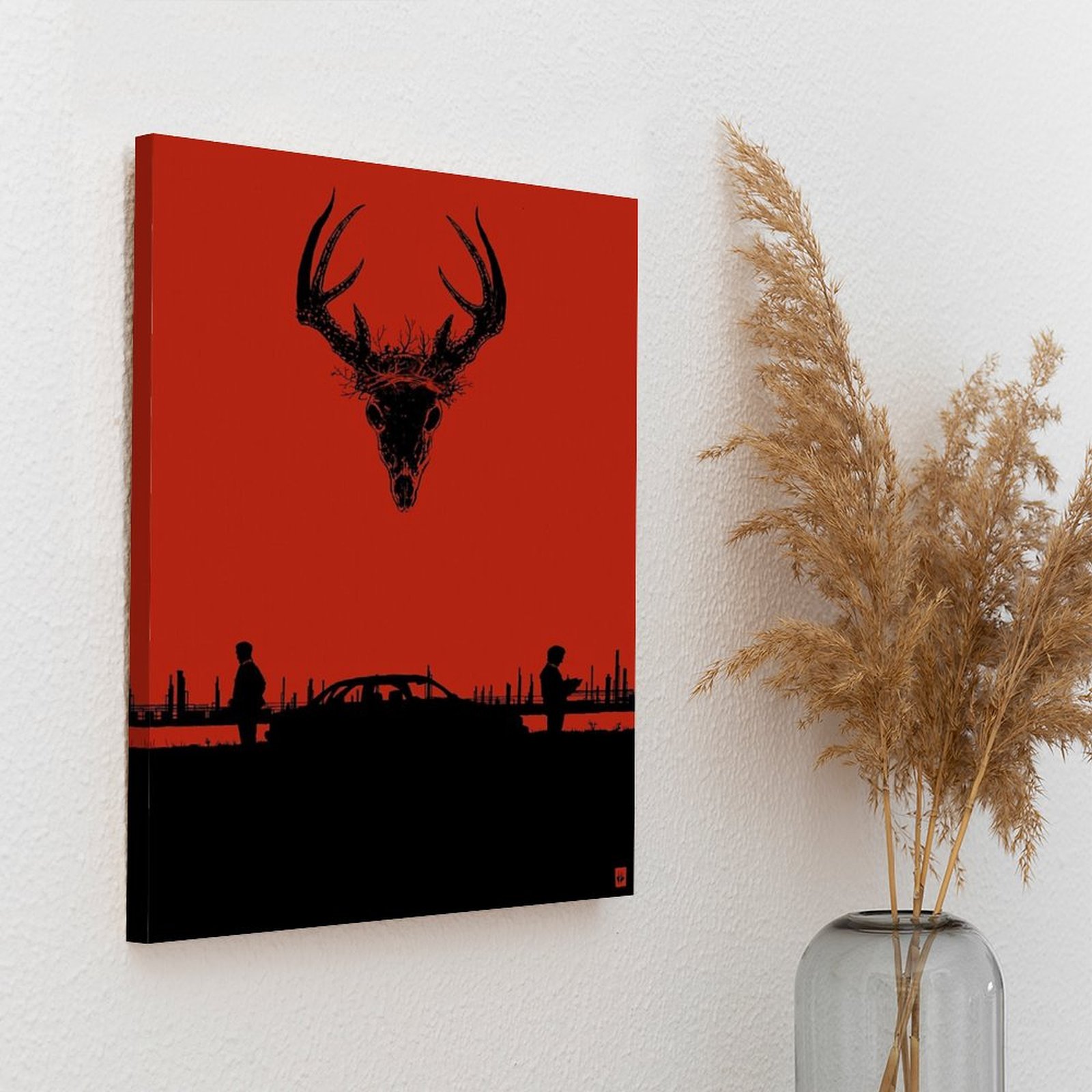 真の探偵ポスターキャンバス絵画ヴィンテージクラブホーム壁装飾 - Home Decor Mirror のレビューと価格