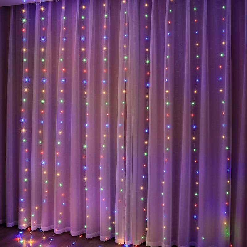 3/4/6 メートルカーテン LED ストリングライトガーラ - String Curtain Light のレビューと価格