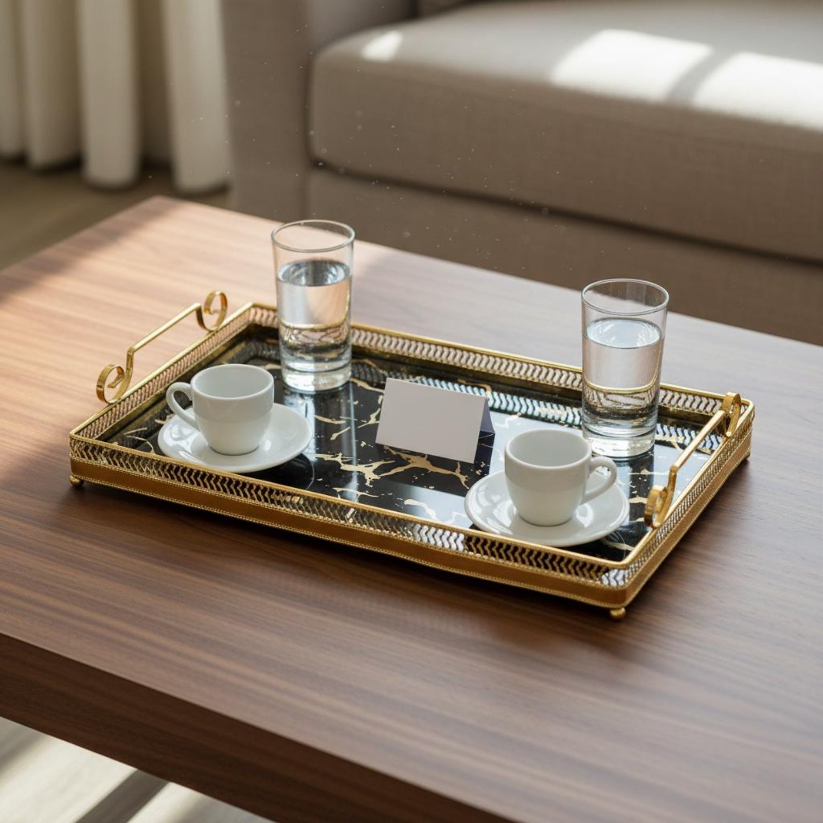 装飾ミラートレイ 北欧デザイン ミラートレイ ハウスデコレー - Home Decor Mirror のレビューと価格