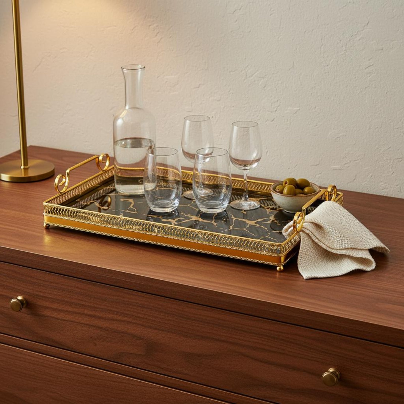 装飾ミラートレイ 北欧デザイン ミラートレイ ハウスデコレー - Home Decor Mirror のレビューと価格