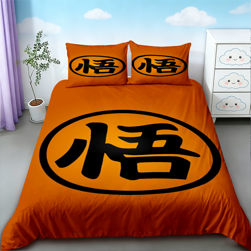 ティーンズ漫画布団カバードラゴンボール悟空寝具セットクイーン - Home Decor Kit のレビューと価格