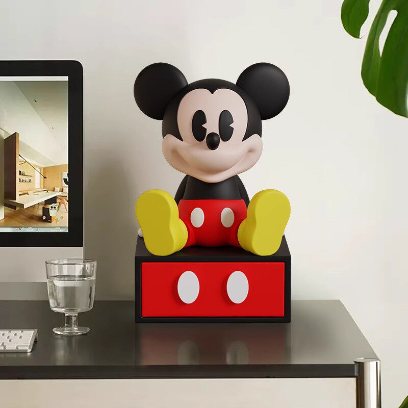 かわいいマウス型収納ボックス、デスクトップオーガナイザー、テ - Home Decor Disney のレビューと価格