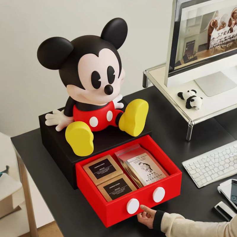 かわいいマウス型収納ボックス、デスクトップオーガナイザー、テ - Home Decor Disney のレビューと価格