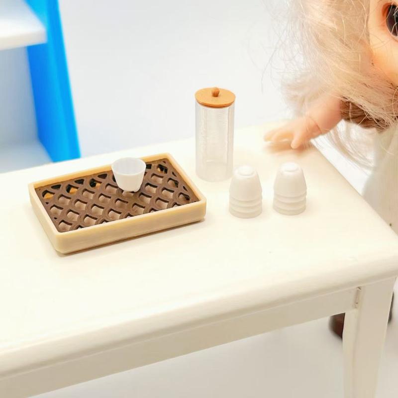 ドールハウス用ミニチュアティートレイセット クリエイティブな - Home Decor Kit のレビューと価格
