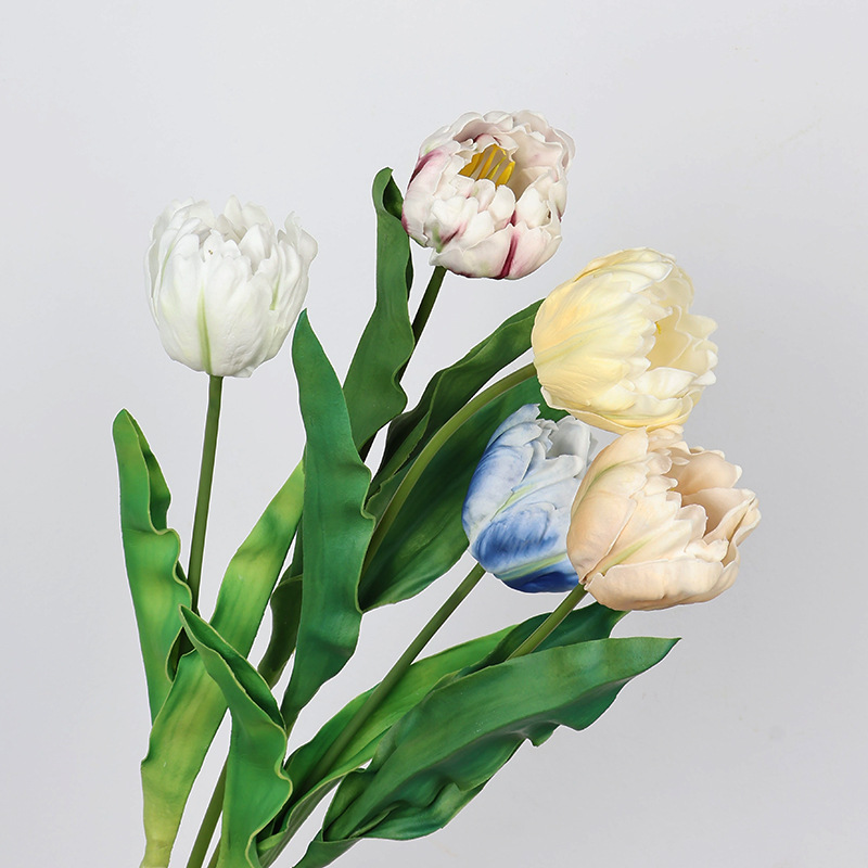 61CMの人工オウムとチューリップの造花、ウェディングの花嫁 - Home Decor Tulip のレビューと価格