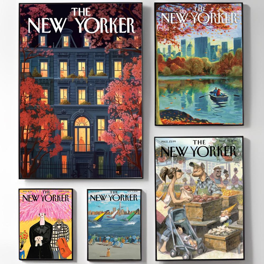 新しい Y-Yorker マガジンポスターポスター高精細アー - Home Decor Magazine のレビューと価格